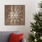 Barnwood Wonderland II Snowflake by June Erica Vess Canvas Wall Art Print Framed